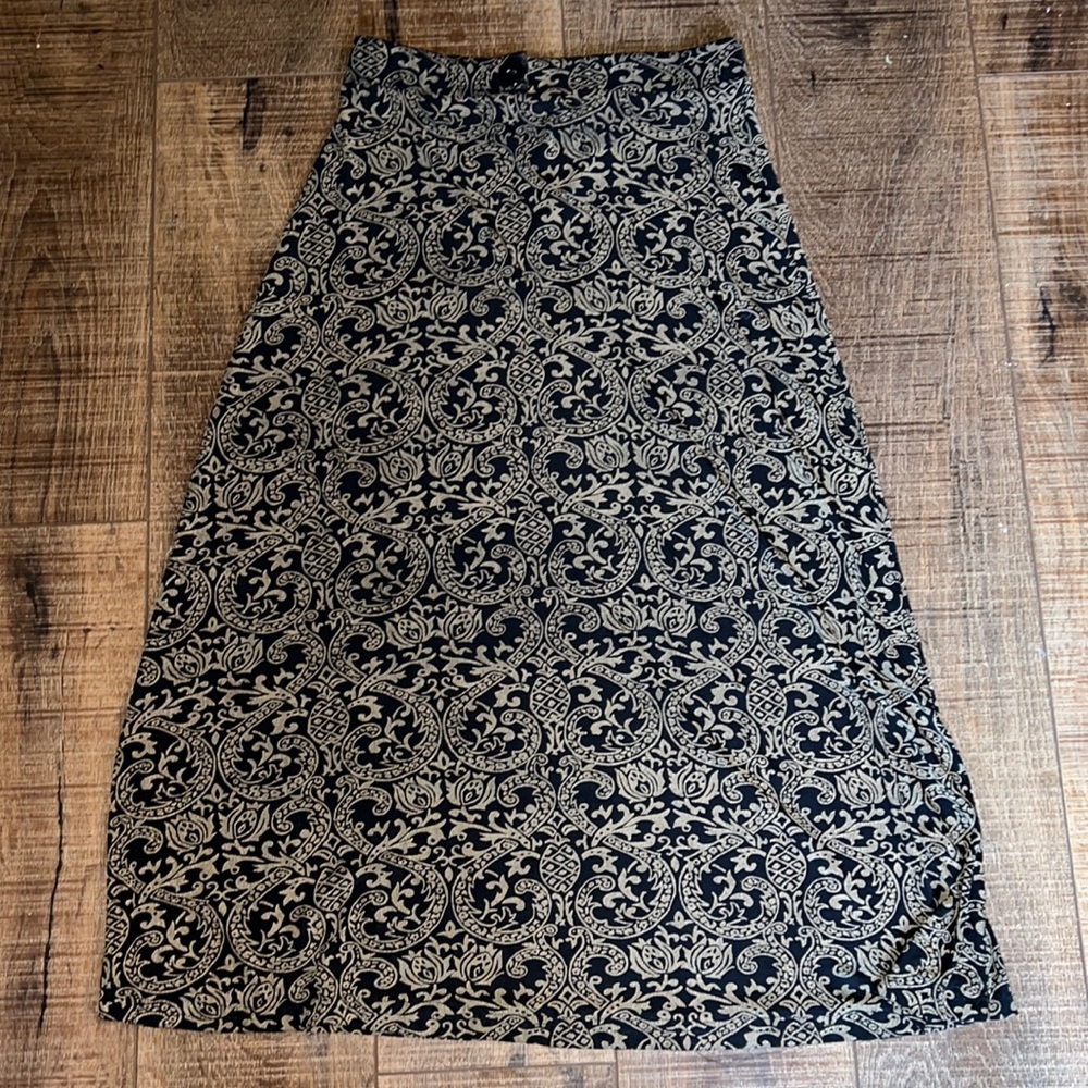 Long Printed Skirt